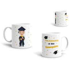 Taza niño graduación