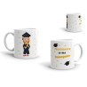 Taza niña graduación