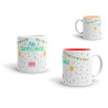 Taza feliz cumpleaños fiesta