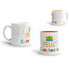Taza feliz cumpleaños locura