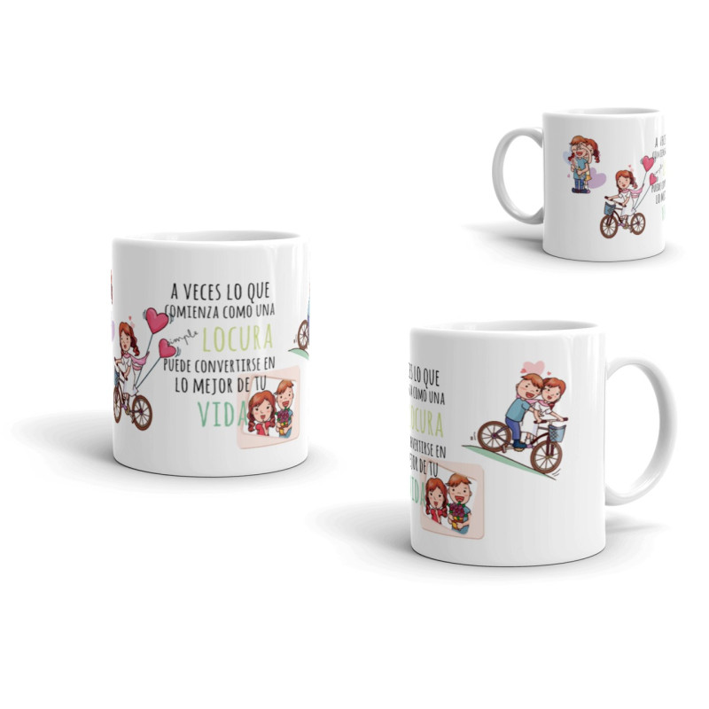 Taza a veces lo que comienza como una locura