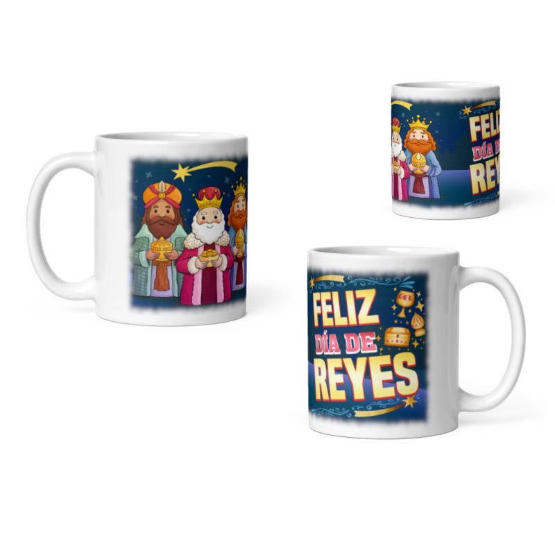 Taza feliz día de Reyes