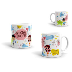Taza gracias profe