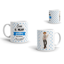 Taza eres el mejor padre del mundo mundial