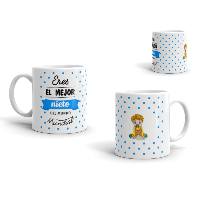 Taza eres el mejor nieto del mundo mundial