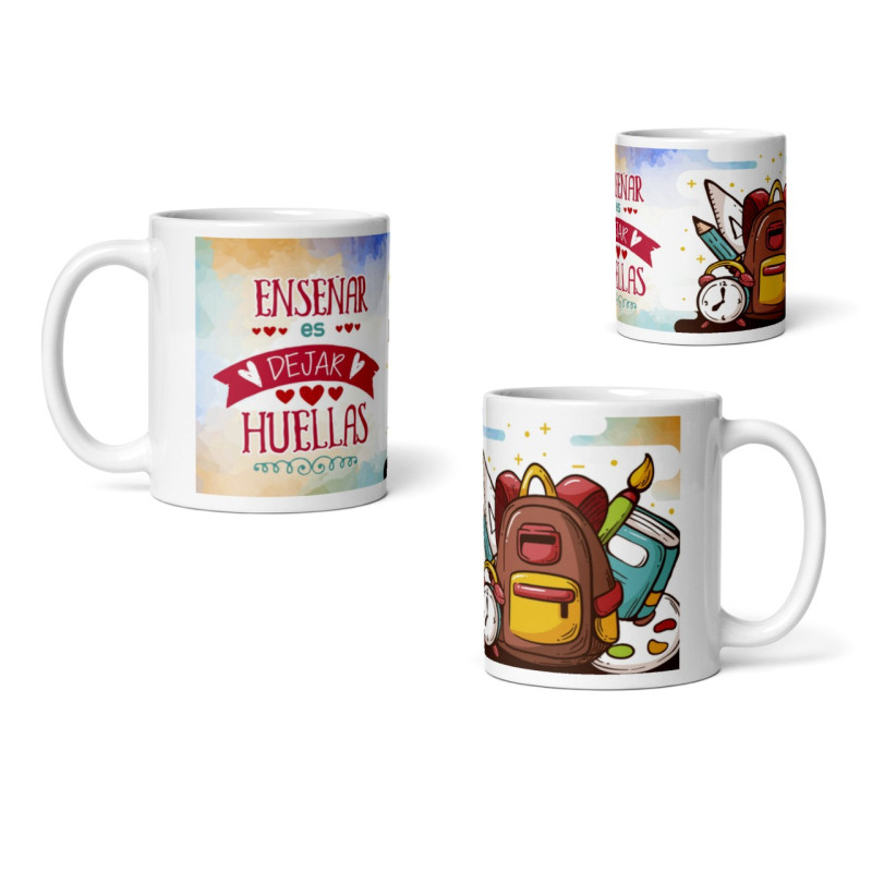 Taza enseñar es dejar huella