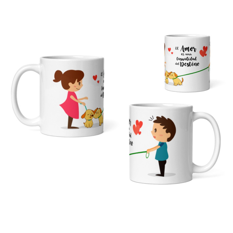 Taza el amor es una casualidad del destino