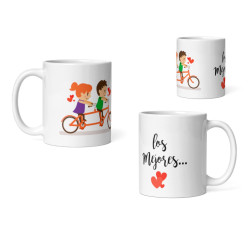 Taza los mejores pareja bicicleta