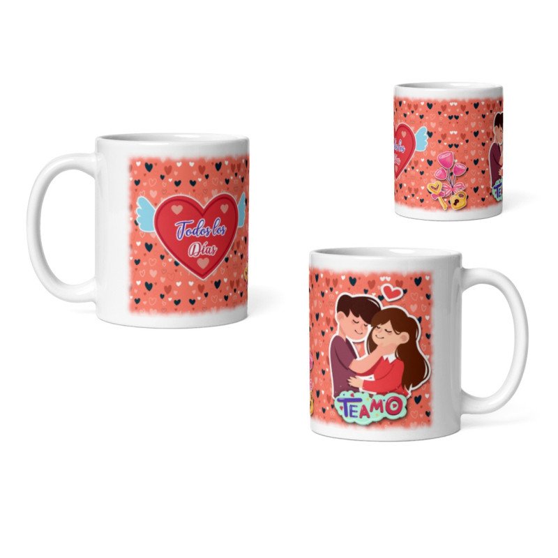Taza todos los días te amo