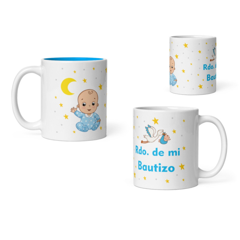 Taza niño bautizo