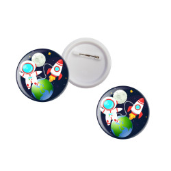 Chapa alfiler Espacio