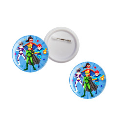 Chapa alfiler Superheroes