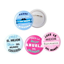 Chapa alfiler Familia (F. de colores)