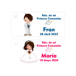 Tarjetas impresas de Comunión