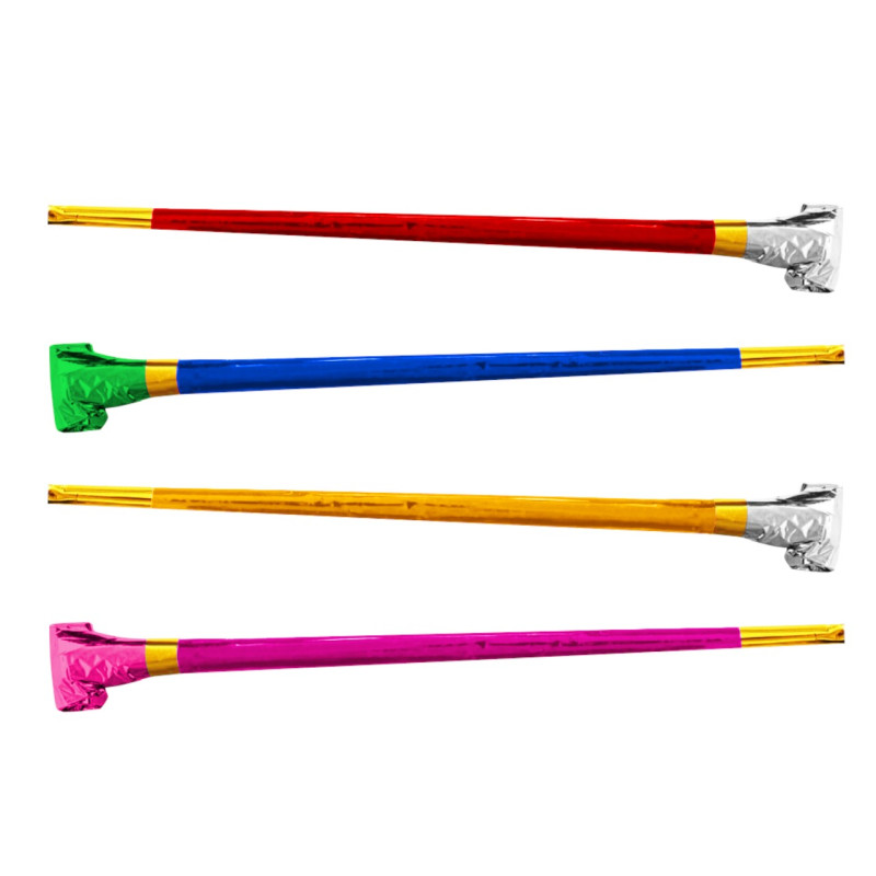 Espantasuegras banderilla metalizado 30 cm. (12 uds.)