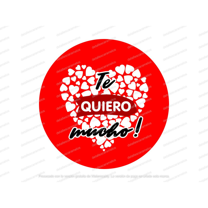 Oblea de Te quiero