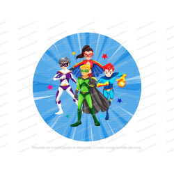 Oblea de Superheroes