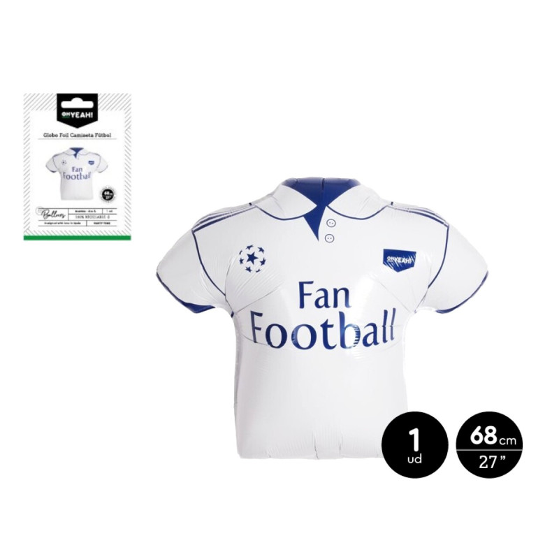 Globo camiseta football player (68 cm.)