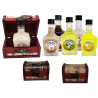 Licor toscana (5 cl.) + baúl de madera mapas (8087)*