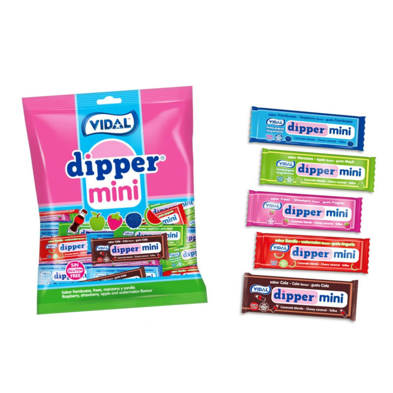Dipper mini sabores surtidos 4 g (275 g - Aprox. 69 uds.)