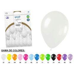 Bolsa de globos lisos 29 x 36 cm. (100 uds.)