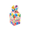 Caja de regalo feliz cumpleaños 9 x 9 x 22 cm. (3 uds.)