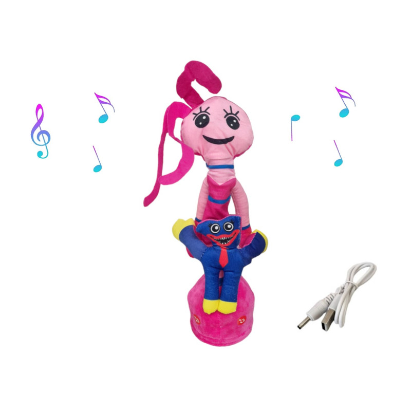 Huggy Wuggy interactivo (H: 32 cm.)