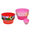Cubo macetero pvc grande (13,5x10 cm.)