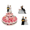 Tarta de golosinas figura aniversarios 3 bases (Aprox. 2000 g)