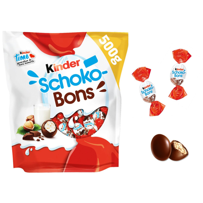 Kinder schokobons negro (500 g - 80 uds.)