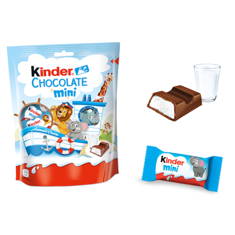 Mini Kinder chocolate (120 gr. - Aprox. 19 unds.)