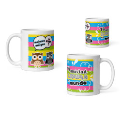 Taza tu amistad ilumina mi mundo