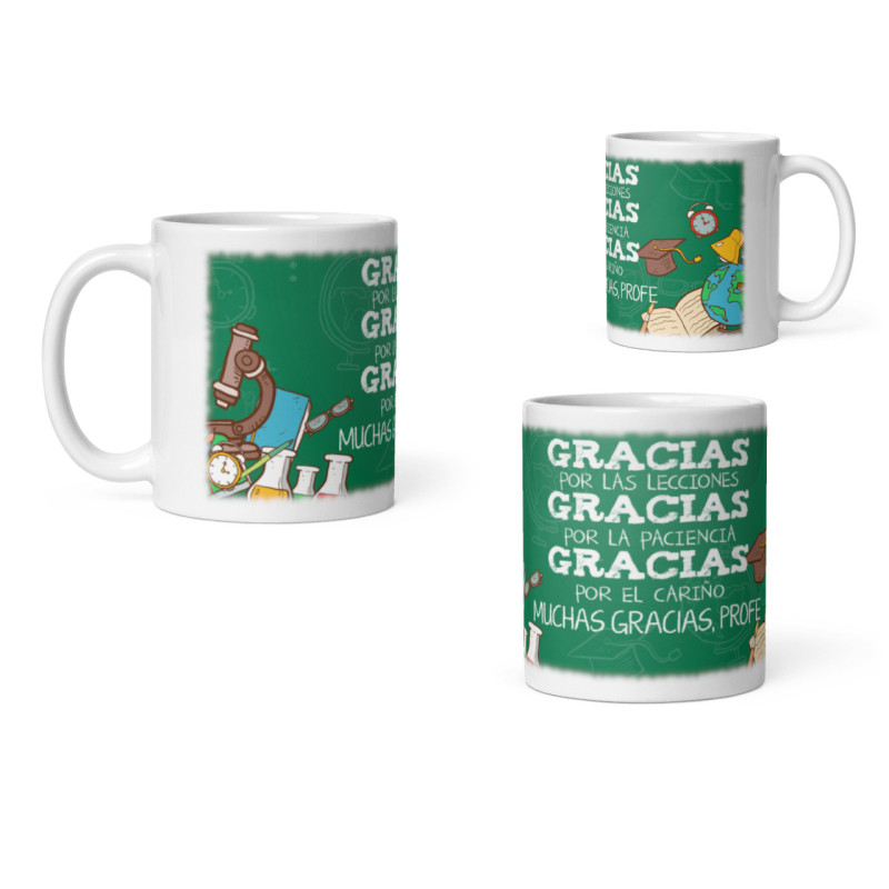 Taza muchas gracias profe