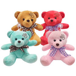 Peluche oso huella con ventosa (H: 18 cm.)