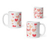 Taza te amo corazones