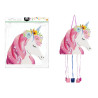 Piñata unicornio 40,5 x 43 cm.