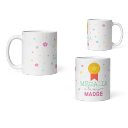 Taza medalla a la mejor madre