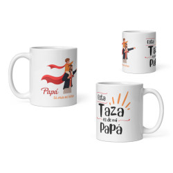 Taza papá tú eres mi héroe
