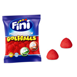 Bola de golf roja Fini (sabor fresa)(1 kg)