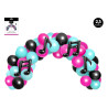 Arco de globos music con notas (2,50 mts.)