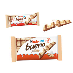 Kinder bueno blanco 21,5 gr. (10 unds.)