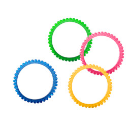 Pulseras trenzadas (25 unds.)