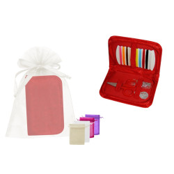 Costurero de viaje (7x11 cm.) + bolsa de tul (8943)*