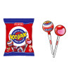 Kojak cereza relleno de chicle 15 gr. Fiesta (7 unds.)