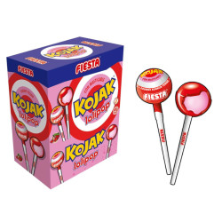Kojak lolipop relleno masticable 15 gr. Fiesta (100 unds.)