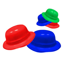 Sombrero bombin colores 23x27 cm.