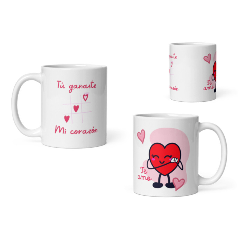Taza tú ganaste mi corazón