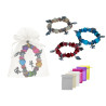 Pulsera de nacar con abalorios + bolsa de tul (8942)*