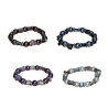 Pulsera de perlas de color