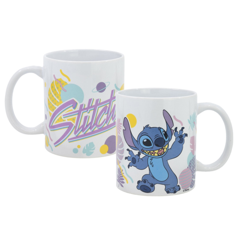 Taza de cerámica stitch 325 ml.